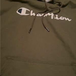 Champion Olive Green Hoodie CHAMPION